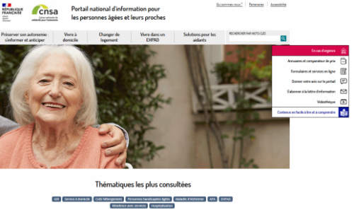 Un portail national pour renseigner les personnes âgées et leurs aidants