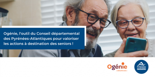 Ogénie, un nouvel outil pour valoriser les actions de lien social à destination des seniors dans les Pyrénées-Atlantiques !